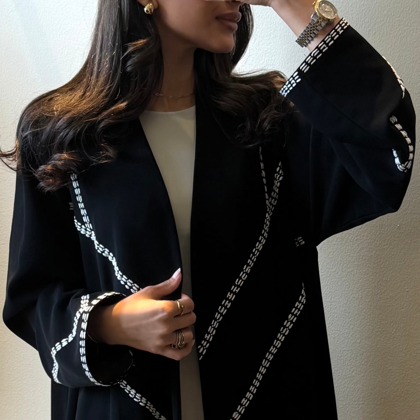 Noor embroidered Abaya