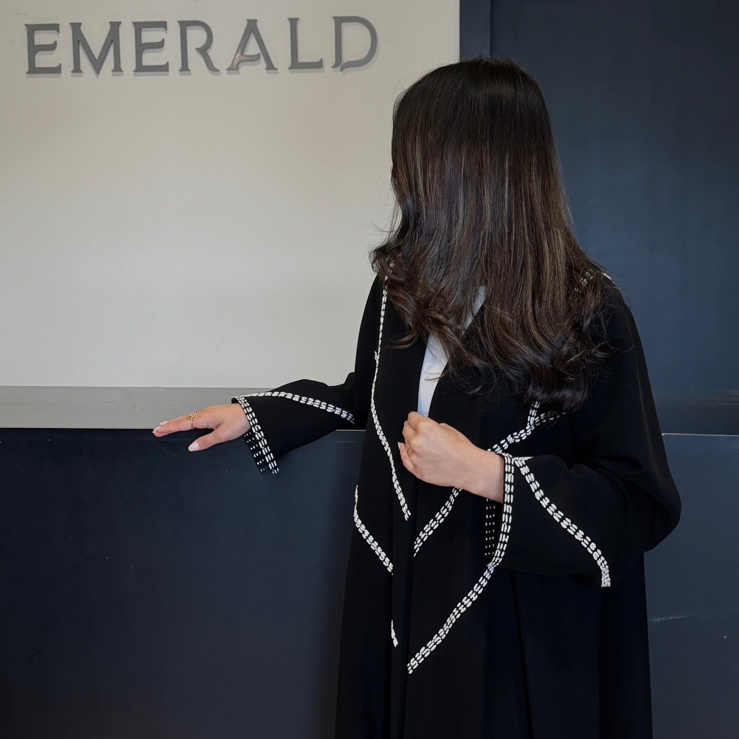 Noor embroidered Abaya
