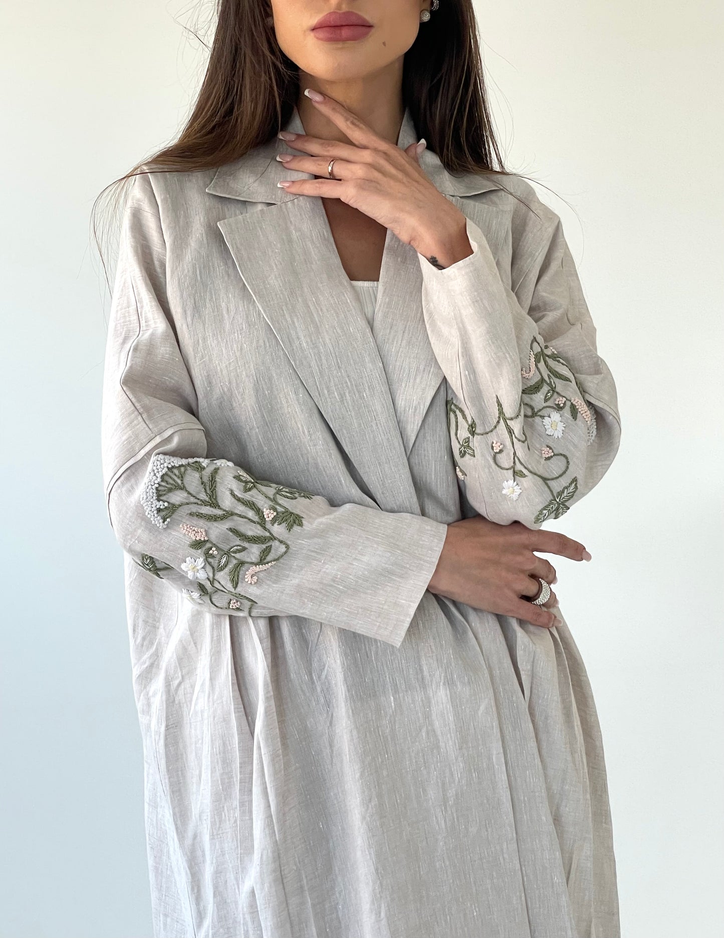 Wildflower Linen Abaya