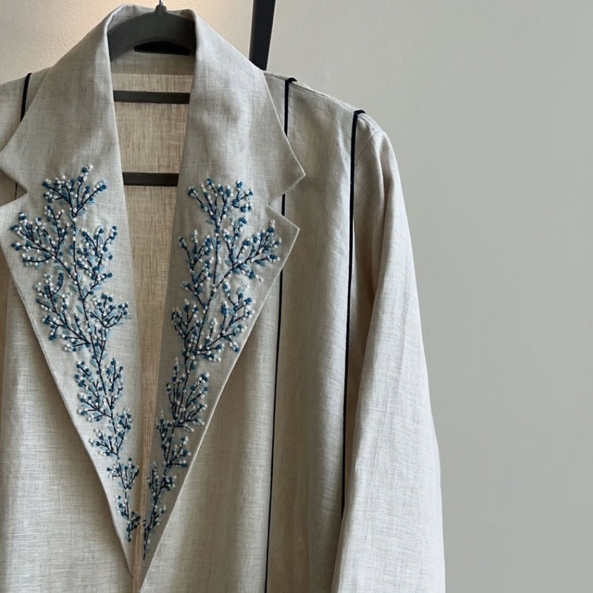 Azure Bloom Abaya