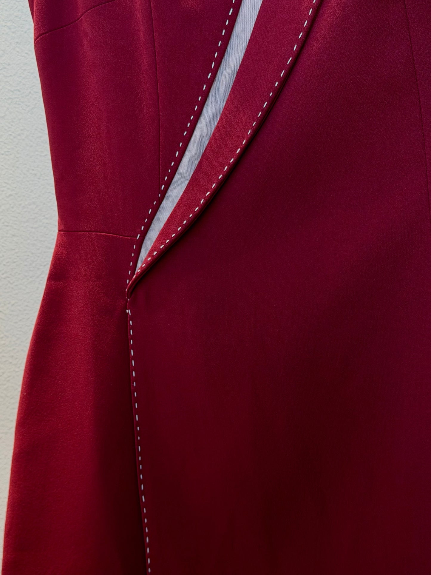 Burgundy Blazer - Dress